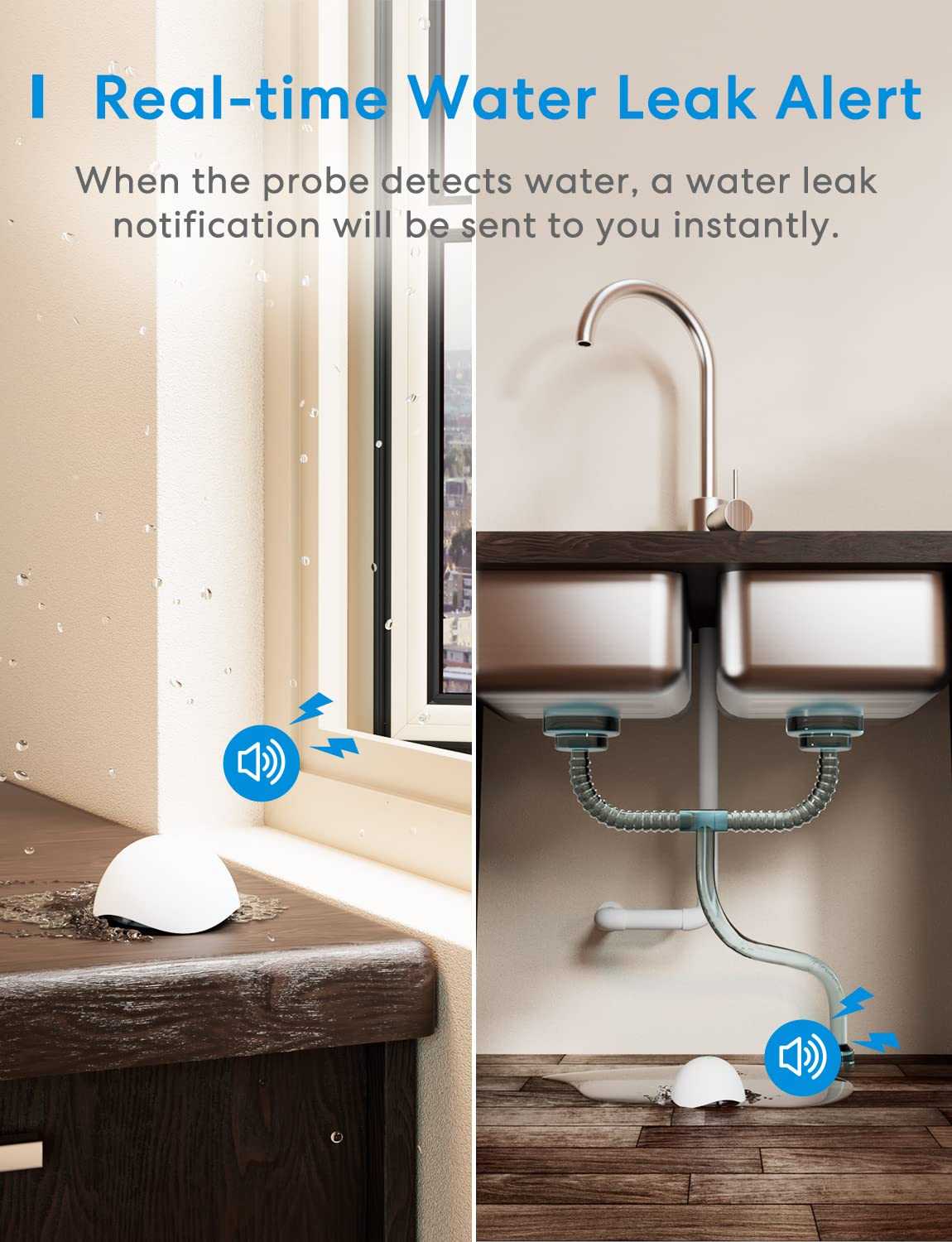 Meross MS400 Wassermelder - Smart Wassermelder für HomeKit Mesch Shop Meross MS400 Wassermelder - Smart Wassermelder für HomeKit Mesch Shop